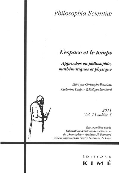 Philosophia Scientiae T. 15 / 3 2011, L'Espace et le Temps (9782841745692-front-cover)
