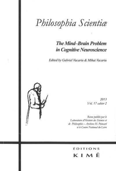 Philosophia Scientiae T. 17 / 2 2013, Corps-Esprit en Neurosciences Cognitives (9782841746316-front-cover)