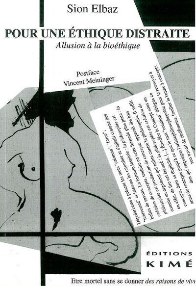 Pour une Ethique Distraite (9782841740116-front-cover)