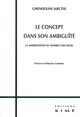Le Concept dans son Ambiguite, La Manifestation du Sensible Chez Hegel (9782841743858-front-cover)
