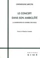 Le Concept dans son Ambiguite, La Manifestation du Sensible Chez Hegel (9782841743858-front-cover)