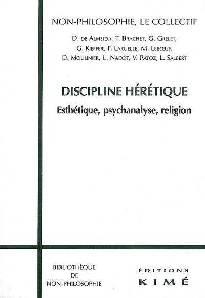 Discipline Heretique (9782841741359-front-cover)