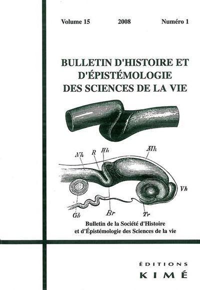 Bulletin d'Histoire et d'Epistemologie des Sciences De (9782841744589-front-cover)