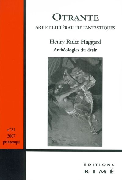 Otrante N°21, H.Rider Haggard (9782841744275-front-cover)