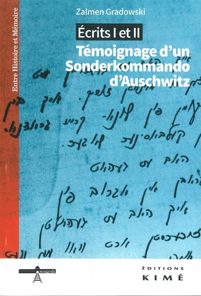 Écrits I et Ii, Temoignage d'un Sonderkommando d'Auschwi (9782841746217-front-cover)