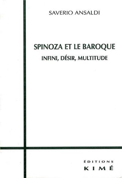 Spinoza et le Baroque (9782841742295-front-cover)