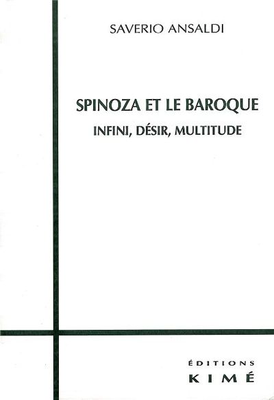 Spinoza et le Baroque (9782841742295-front-cover)