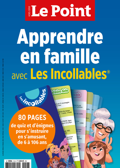 Le Point HS Education N°18 : Apprendre en famille avec les Incollables - Juin/Août 2023 (9782850830662-front-cover)