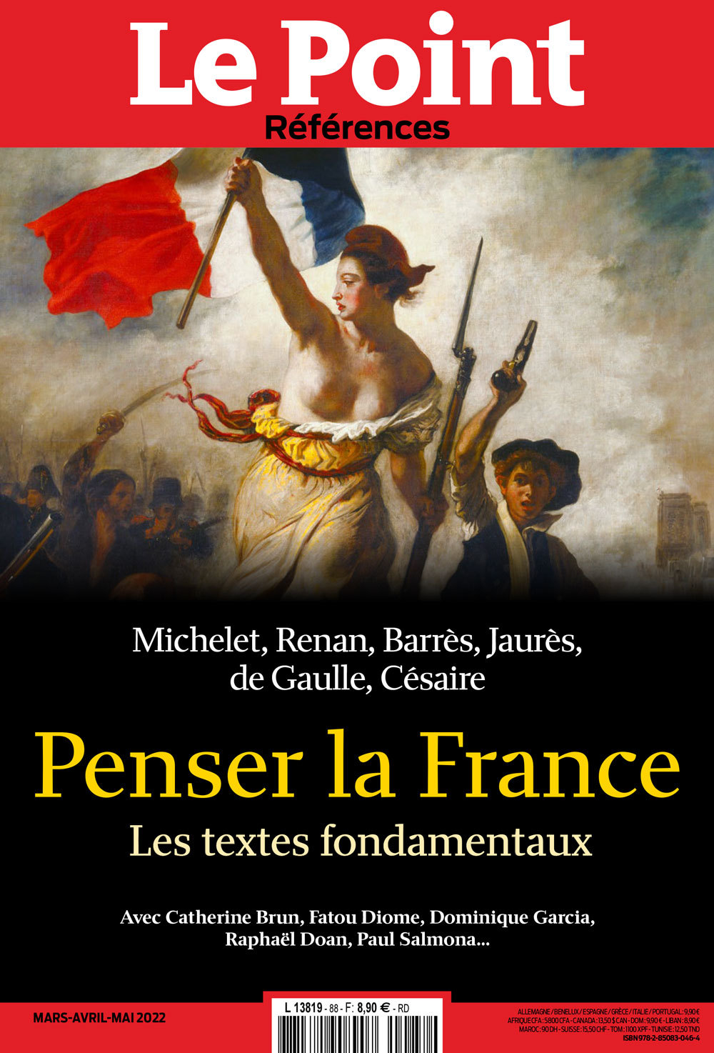 Le Point Références n°88 : Penser la France - mars mai 2022 (9782850830464-front-cover)