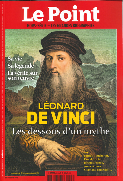 Le Point Les maîtres penseurs N°26 Léonard de Vinci - septembre 2019 (9782850830075-front-cover)