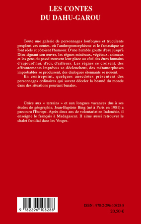 Les contes du Dahu-Garou, Récits (9782296108288-back-cover)