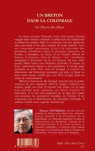 Un Breton dans la Coloniale, Les Pleurs des filaos (9782296117396-back-cover)