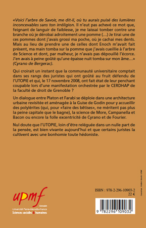 Juristes en utopie (9782296109032-back-cover)