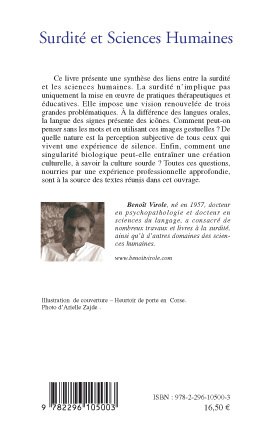 Surdité et Sciences Humaines (9782296105003-back-cover)