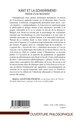 Kant et la Schwärmerei, Histoire d'une fascination (9782296109094-back-cover)