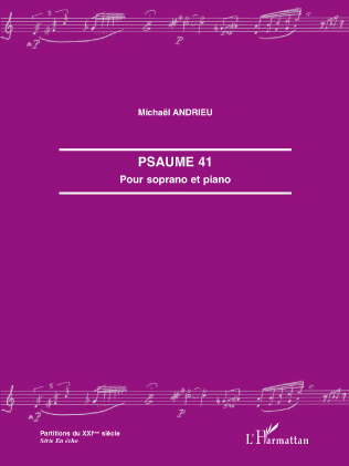 Psaume 41, Partition pour soprano et piano (9782296104969-front-cover)