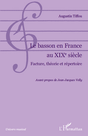 Le basson en France au XIXe siècle (9782296122789-front-cover)