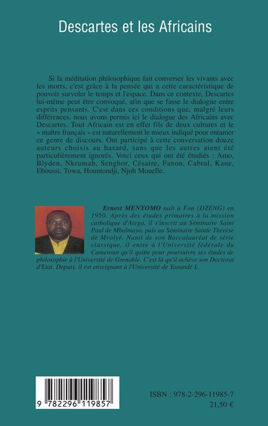 Descartes et les Africains (9782296119857-back-cover)