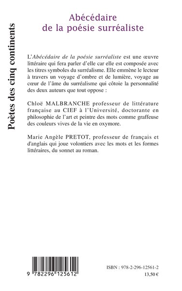 Abécédaire de la poésie surréaliste (9782296125612-back-cover)