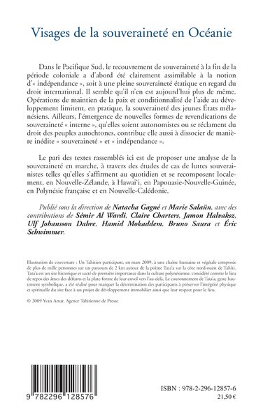 Visages de la souveraineté en Océanie, Numéro 6 (9782296128576-back-cover)