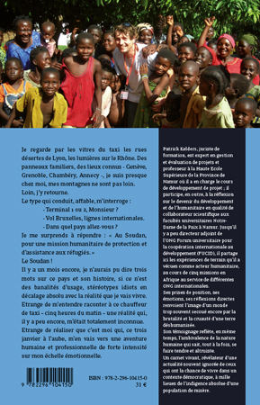 Si peu d'humanité, Récits de vie d'un humanitaire en Afrique (9782296104150-back-cover)