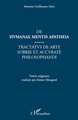 De Humanae mentis apatheia, Tractatus de arte sobrie et accurate philosophandi (9782296125988-front-cover)