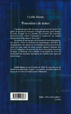 Poussières de notes (9782296108967-back-cover)