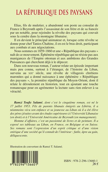 REPUBLIQUE DES PAYSANS (9782296136601-back-cover)