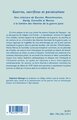 Guerres, sacrifices et persécutions, Une relecture de Garnier, Montchrestien, Hardy, Corneille et Rotrou à la lumière des théori (9782296112773-back-cover)