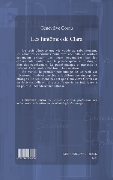 Les fantômes de Clara (9782296138056-back-cover)