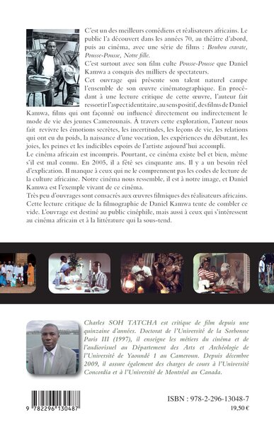 Le cinéma de Daniel Kamwa, Parcours esthétique et identitaire (9782296130487-back-cover)