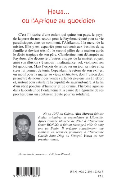 Hawa...ou l'Afrique au quotidien, Roman (9782296123823-back-cover)