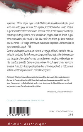 La Belle Clotilde, Le crime du Comte de Montlédier - Roman (9782296102156-back-cover)