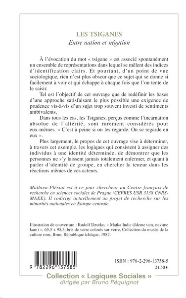 Les tsiganes (Tome I), Entre nation et négation (9782296137585-back-cover)