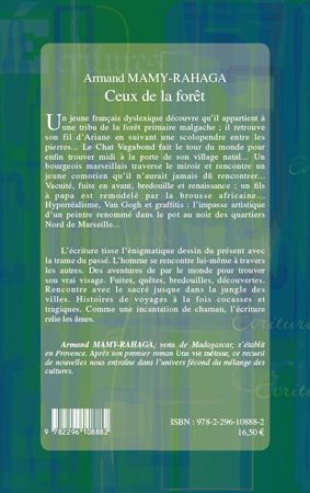 Ceux de la forêt, Nouvelles (9782296108882-back-cover)