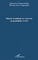 Théorie et méthode de recherche en psychologie sociale (9782296112896-front-cover)