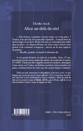 Alice au-delà du réel (9782296109162-back-cover)