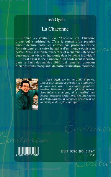 La Chaconne (9782296131187-back-cover)