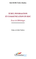 Ecrit, information et communication en RDC (9782296107526-front-cover)