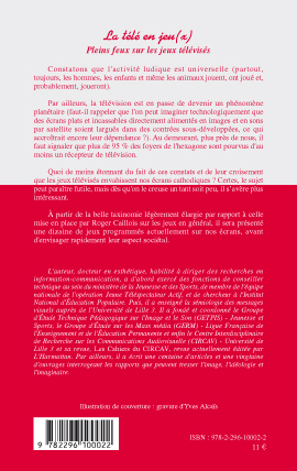 La télé en jeu(x), Pleins feux sur les jeux télévisés (9782296100022-back-cover)