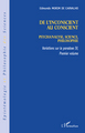 De l'inconscient au conscient, Psychanalyse, science, philosophie - Variations sur le paradoxe IV (premier volume) (9782296138292-front-cover)