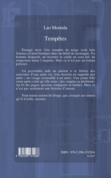 Tempêtes, Roman (9782296131286-back-cover)