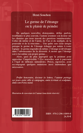 Le germe de l'étrange, Ou le plaisir de peindre - Histoires courtes (9782296108998-back-cover)