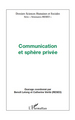 Communication et sphère privée (9782296117518-front-cover)