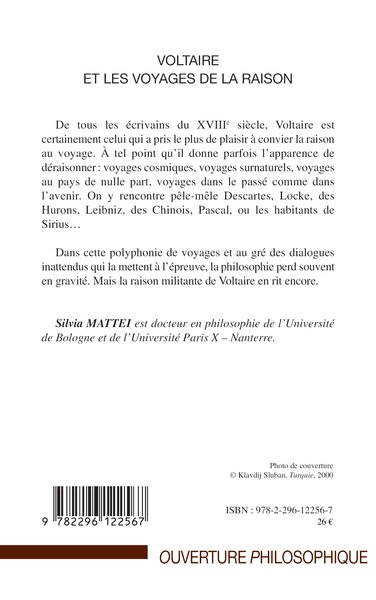 Voltaire et les voyages de la raison (9782296122567-back-cover)