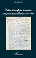 Lettres d'un officier de marine à sa jeune épouse Sophie, 1874-1875 (9782296108899-front-cover)