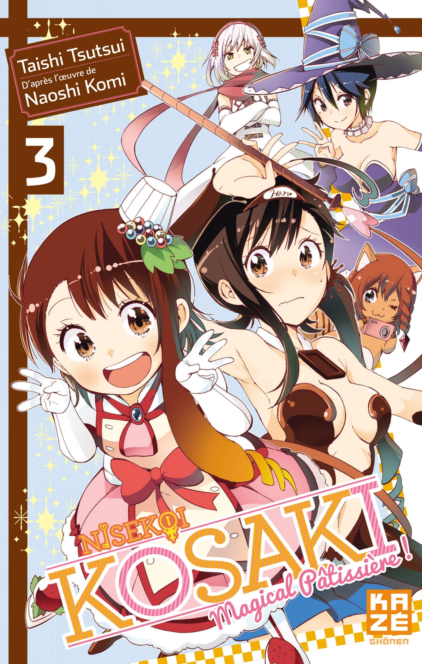 Nisekoi - Kosaki Magical Patissiere T03 (9782820325433-front-cover)