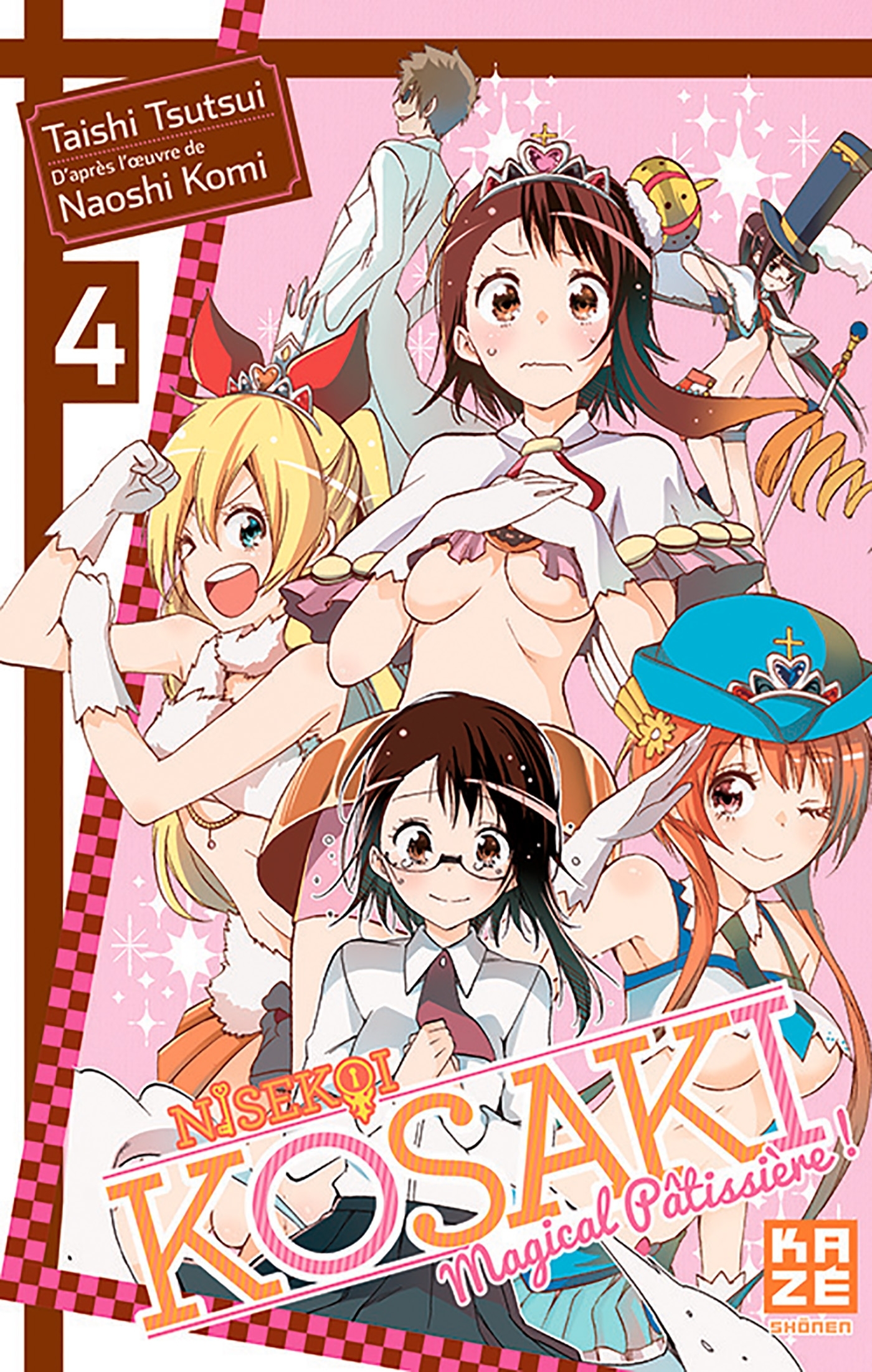 Nisekoi - Kosaki Magical Patissiere T04 (9782820328137-front-cover)