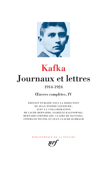 Journaux et lettres, 1914-1924 (9782072849893-front-cover)