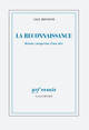 La reconnaissance, Histoire européenne d'une idée (9782072834431-front-cover)